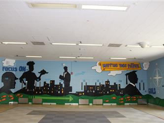 Mural in classroom