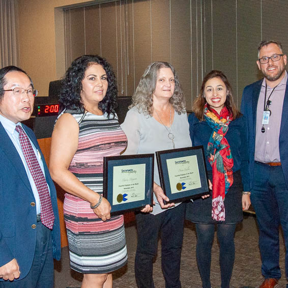 Howard Fong, Maria Mojarro, Diane Faulks, Randy Olson