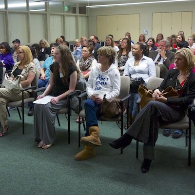 Students seated in audience