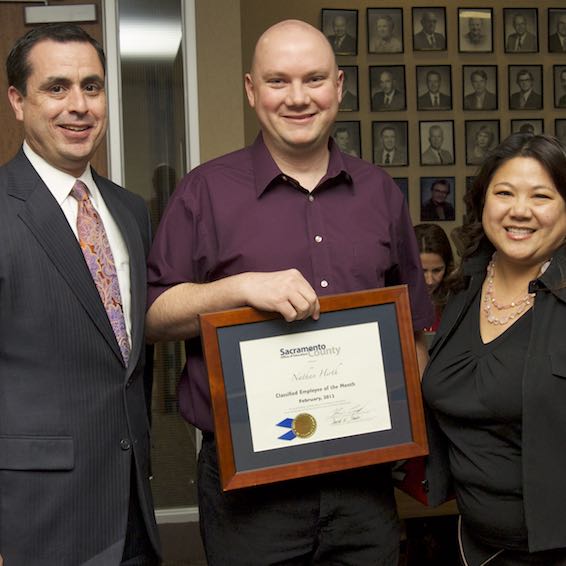 Brian Rivas, Nathan Hirth, and Connie Lee