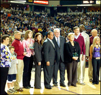 Teachers of the Year on court