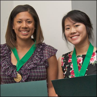 Students with certificates