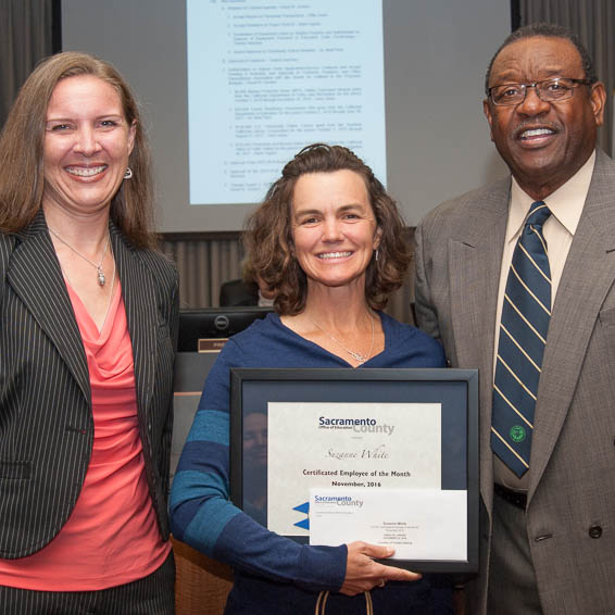 Kris Pamintuan, Suzanne White, and Alfred Brown