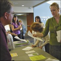 Employees pick up health information