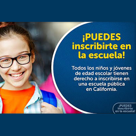 ¡Puedes inscribirte en la escuela!