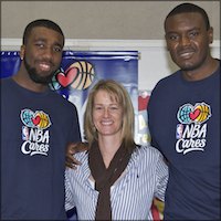 Donte Greene, Shannan Brown, and Samuel Dalembert