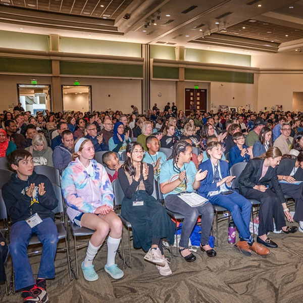 Audience clapping