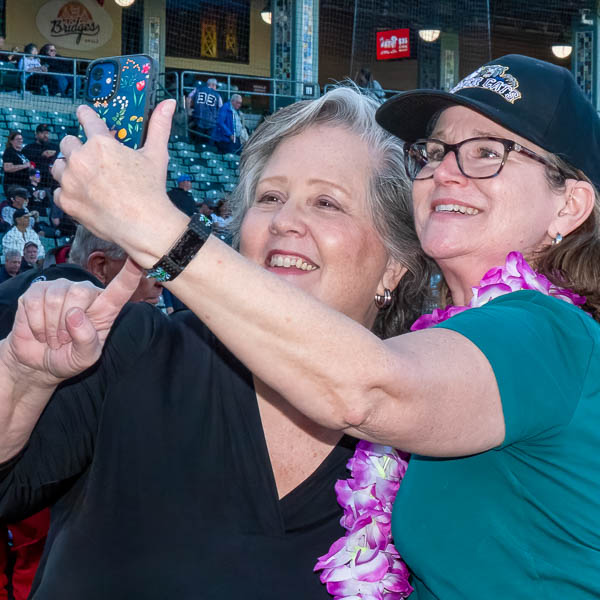 Teachers taking a selfie
