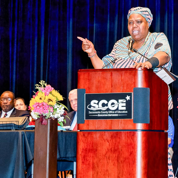 RoLanda Allaha Wilkins speaking