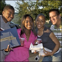 Students with certificate