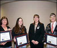 Deborah Mejia, Medina Akers, Lauren Roth, and Jim Welliver