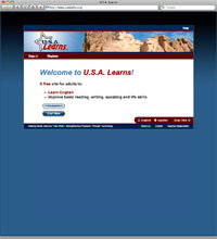 USA Learns website screenshot