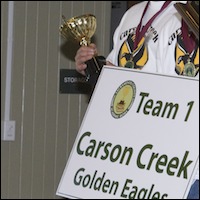 Team 1 Carson Creek sign