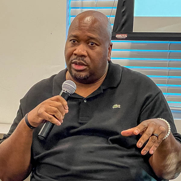 Milton Bowens speaking