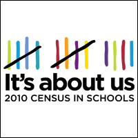 It's About Us: 2010 Census in Schools graphic