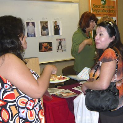 Staff attending health fair