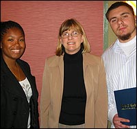 Brianna Bradford, Linda Mitchell, and Alex Tretyak