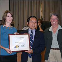 Linda Bisio, Harold Fong, and Mary Jo Johnson