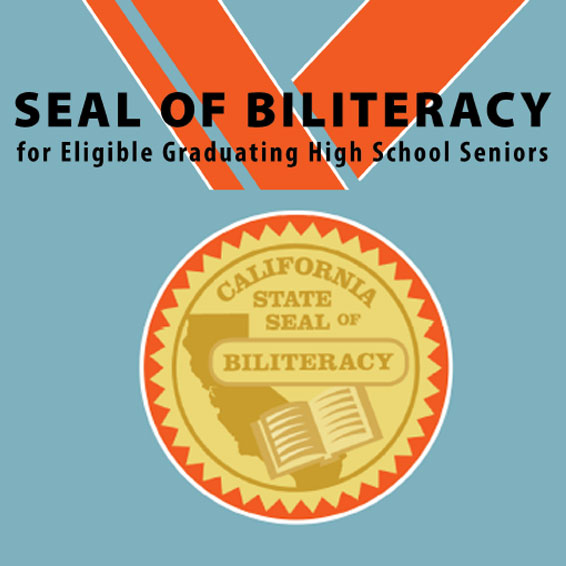 Logo: California State Seal of Biliteracy for Eligible Graduating High School Seniors