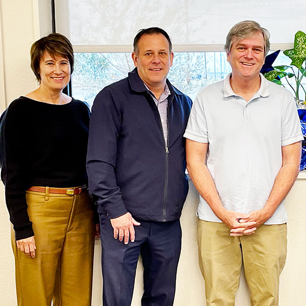 Christi Fee, Craig Bradford, and Bill Garvey