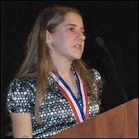 Hannah Jolly speaking