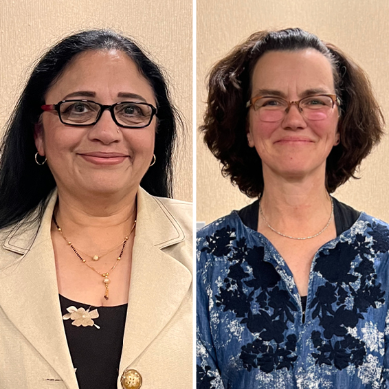 Parul Sheth and Suzanne White