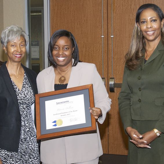 Thomaysa Glover, Patricia Millings, and Sharon Douglas