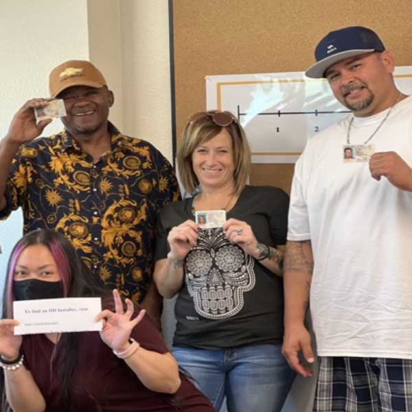 Clients holding driver's licenses