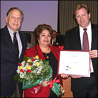Dr. Joe Petterle, Linda Ponce, and Chris Woods