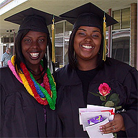 Student graduates