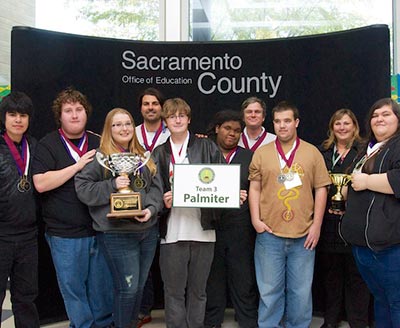 Leo A. Palmiter Academic Bowl team group photo