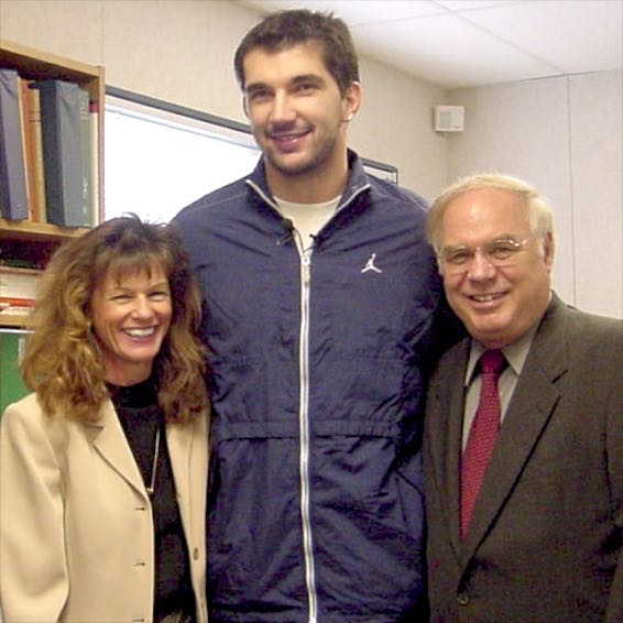 Kathryn Allaman, Peja, and Superintendent Meaney