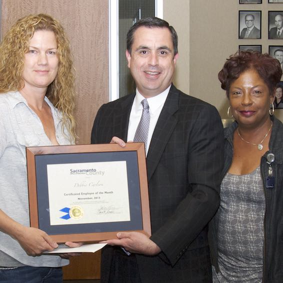 Debbie Carlson, Brian Rivas, and Carmen Walker