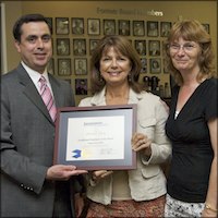 Brian Rivas, Michele Deems, and Sharon Holstege