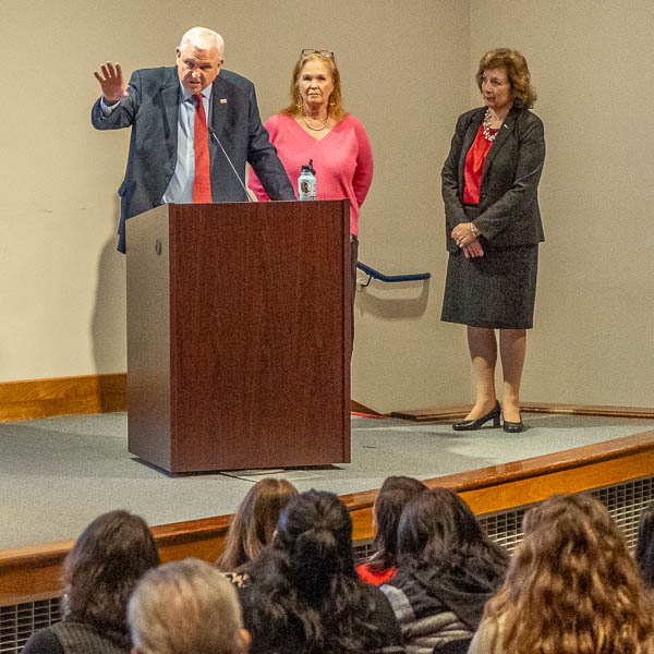 Dave Gordon, Gail Pellerin, and Michelle Herczog