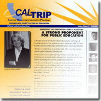 Cal-TRIP newsletter screenshot