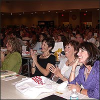 SCOE staff sitting in the audience