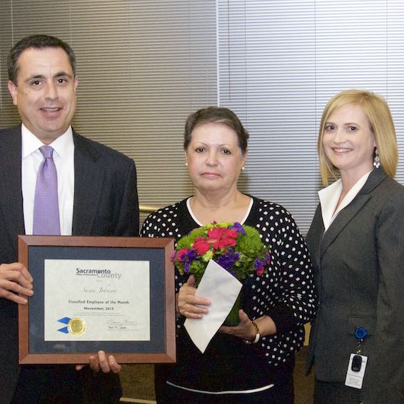 Brian Rivas, Susan Johnson, and Siobhan Dill