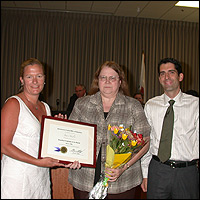 Gretchen Bender, Joyce Vossler, and Todd Humphrey