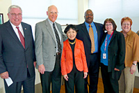 David W. Gordon, Talmadge Jones, Doris Matsui, Darrell T. Martin, Carol Gust, and Cheryl Raney