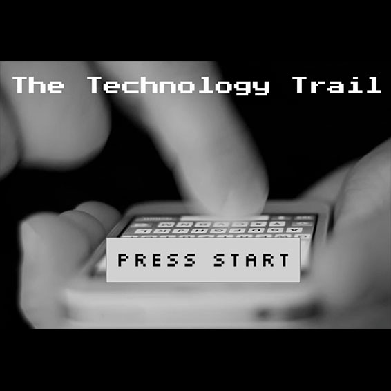 The Technology Trail start button
