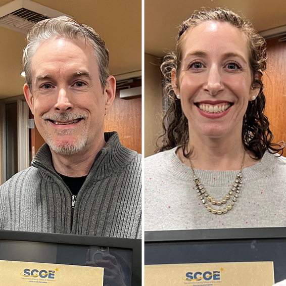 Michael Pierce and Rebecca Barone