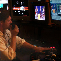 Control room staff directing camera operators