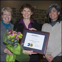 Sue Stickel, Janice Tietjen, and Adrianna Eschandia