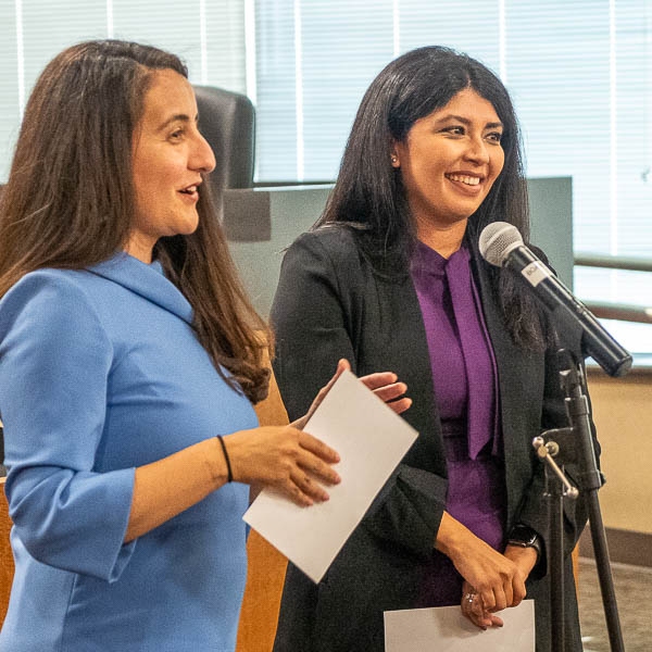 Monique Limón and Mariana Corona Sabeniano