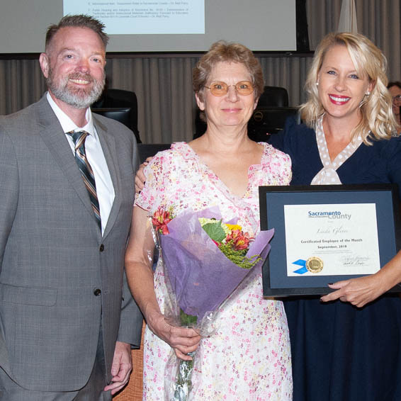 Erik Crawford, Linda Glines, and Heather Davis