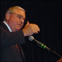 David W. Gordon speaking