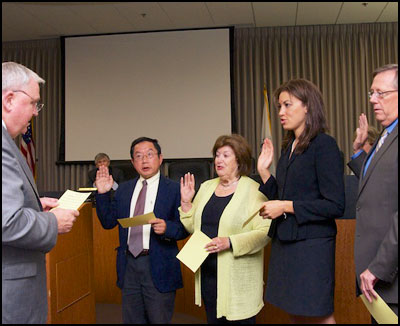 Dave Gordon, Harold Fong, Eleanor Brown, Penny Schwinn, and John Scribner