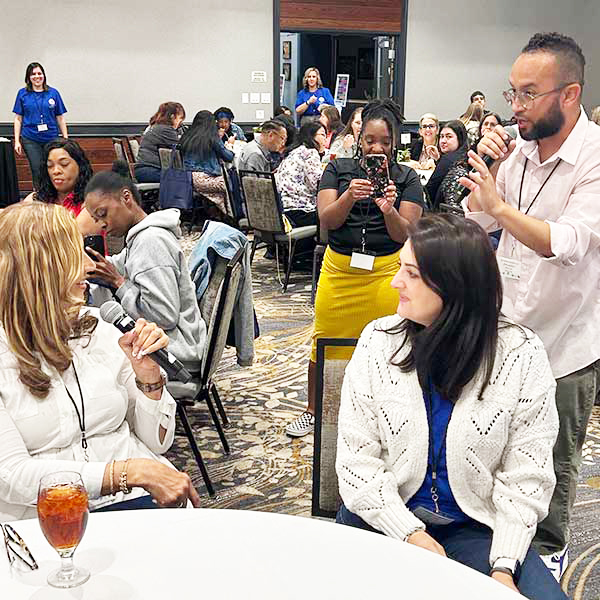 Orlando “Zeps” Molina speaking to seated attendees