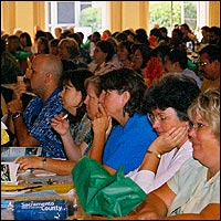 Employees at Recognition Day